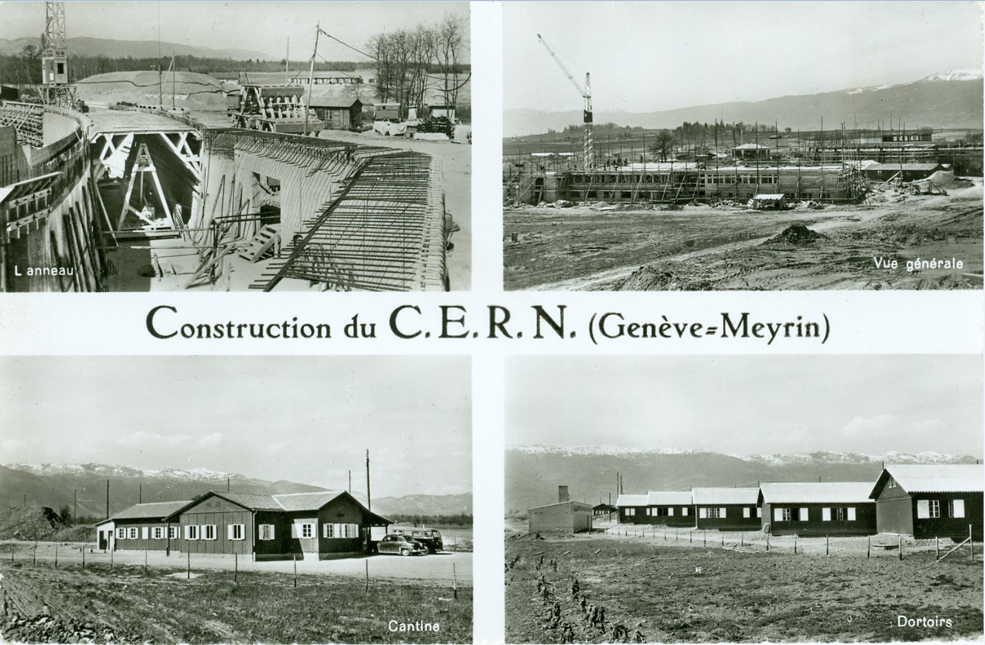 construction du CERN