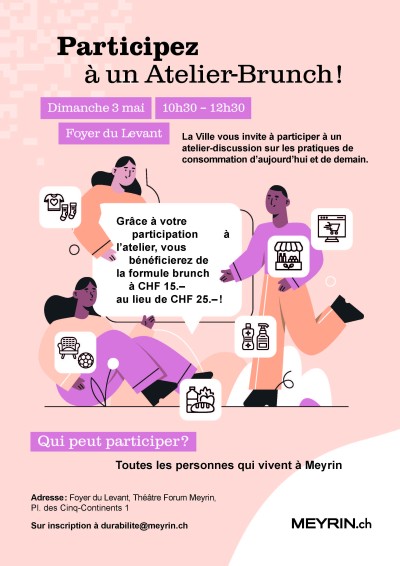 Atelier brunch affiche