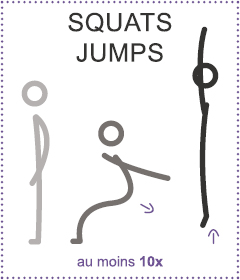 Squats jumps