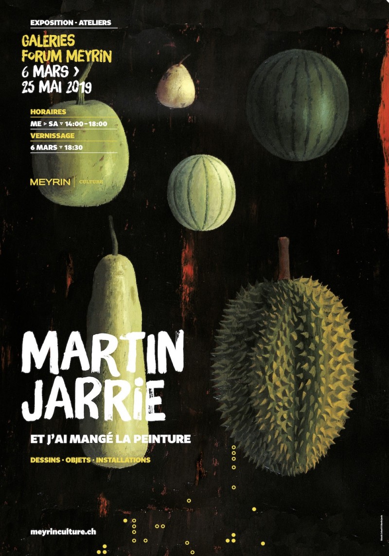 Affiche expo Martin Jarrie