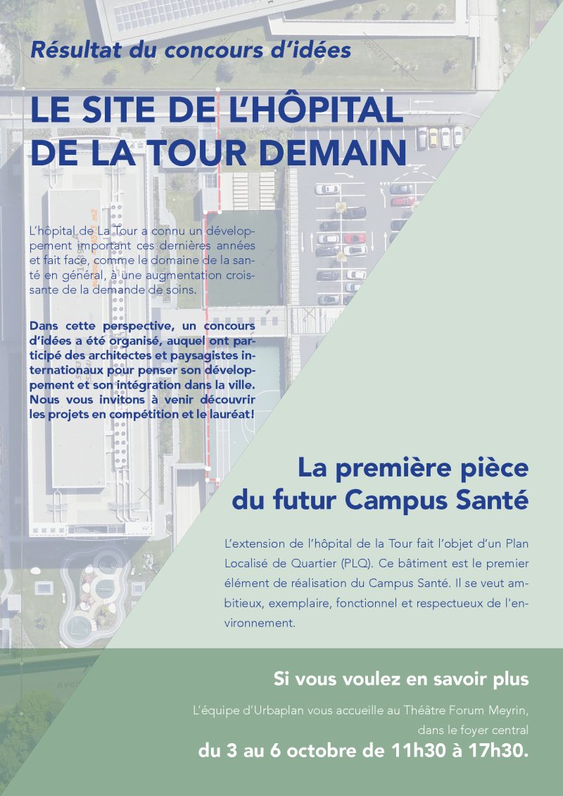 Exposition première pièce du futur Campus Santé