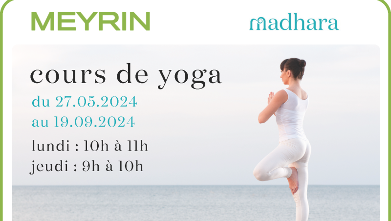 Cours de yoga au centre sportif de Maisonnex