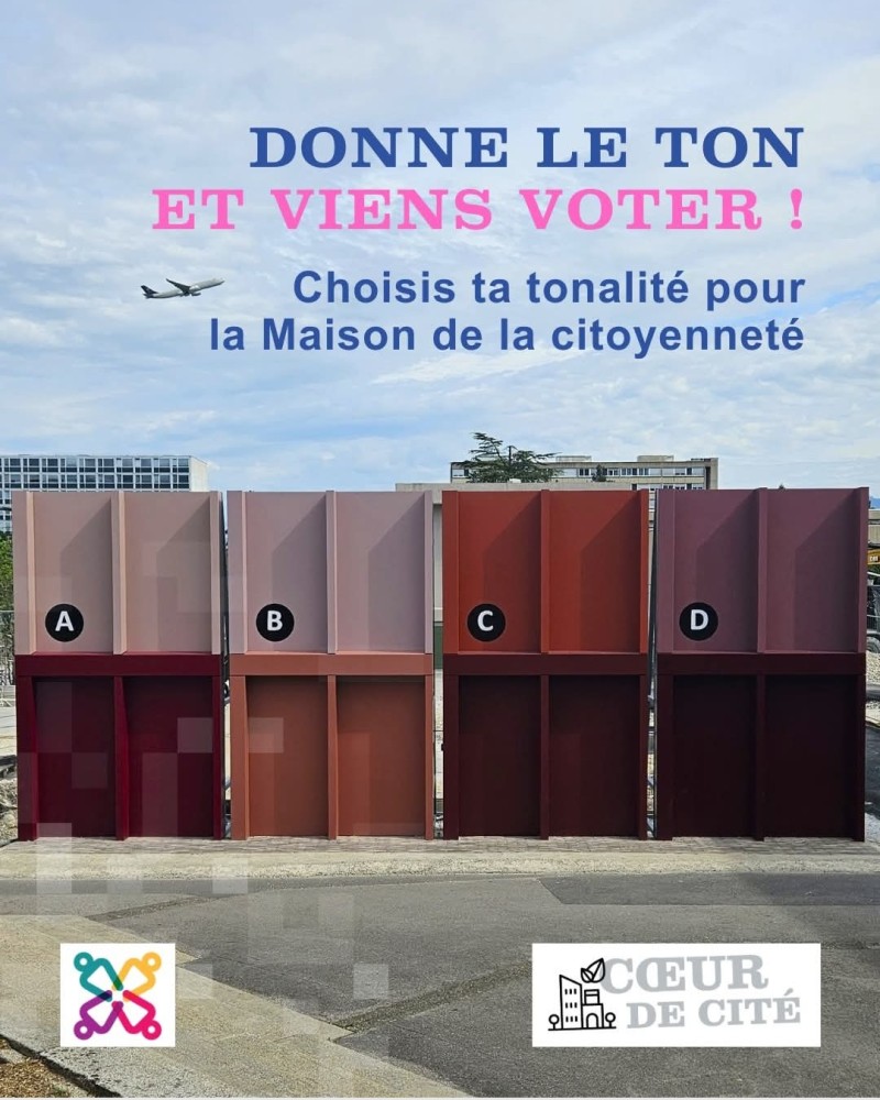 Coeur de cité : consultation publique vote "Donne le ton"