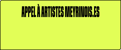 appel à artistes appel à artistes